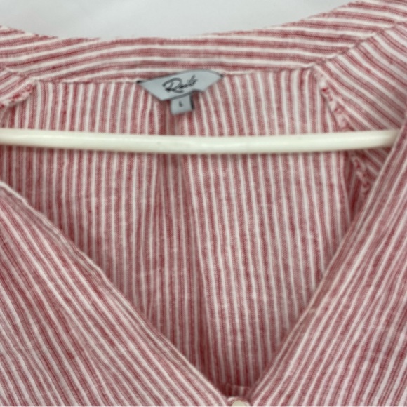 Rails Marti Scarlet Stripe Blouse Large - Picture 3 of 9